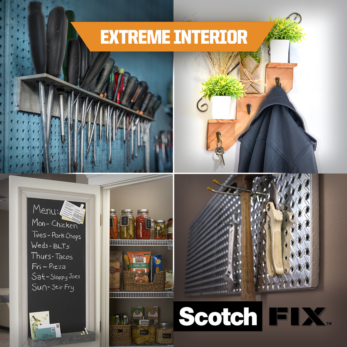 Ekstremalna wewnętrzna dwustronna taśma montażowa supermocna Scotch-Fix™  19 mm x 1,8 m